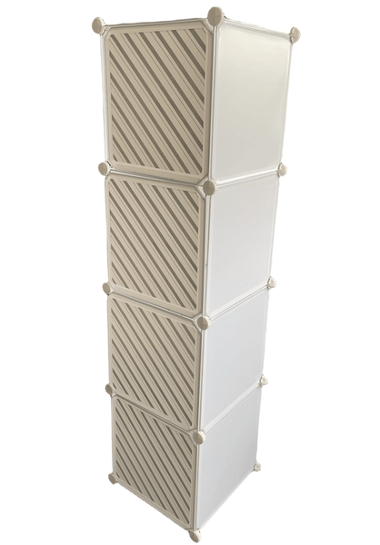 DIY Magic 4 Cube Wardrobe Large Capacity Creative Storage Cabinet