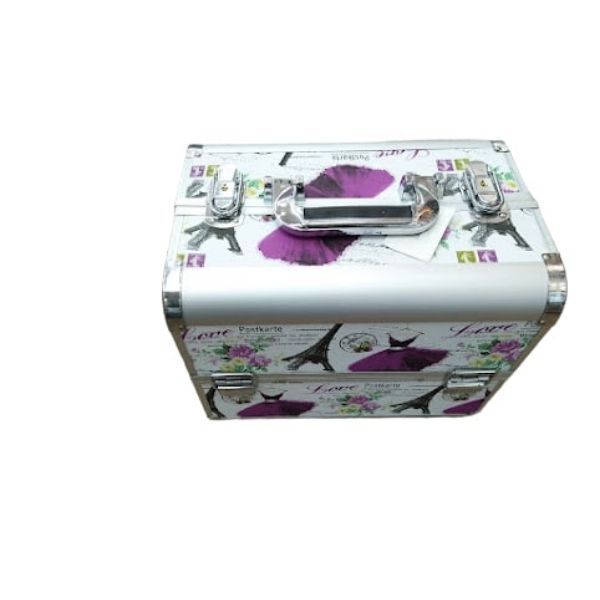 Large Professional Aluminium Makeup Paris Cosmetic Suit Carry Case