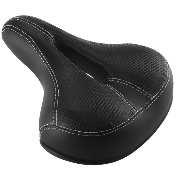 Cycling Big Bum Saddle Seat Road Bike Wide Soft Pad Comfort Cushion