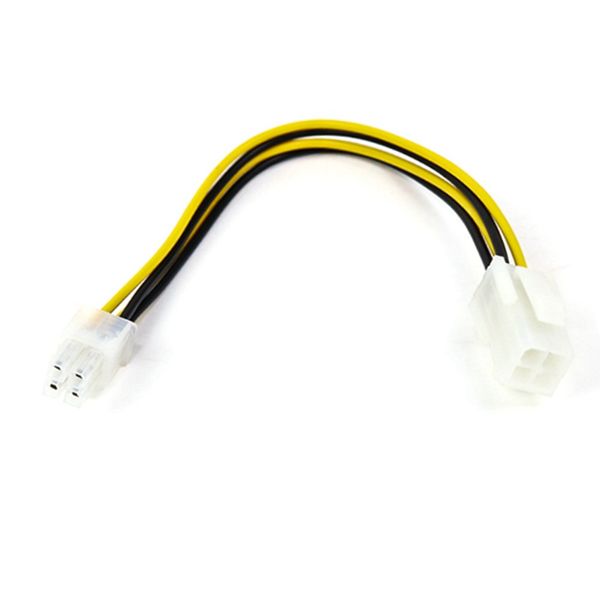 1PCS 20cm Male to Female PC CPU Power Extension Cable for Motherboard