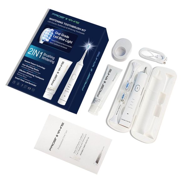Sonic Technology Electric LED Toothbrush with HP 3% Whitening Toothpaste