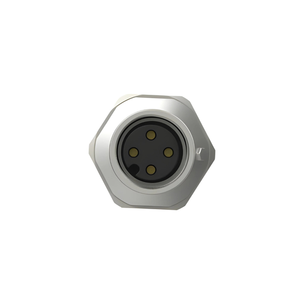 PM12AF4F-S/9 M12 A Code Female 4-Pole Circular Connector IP67 Screw Lock