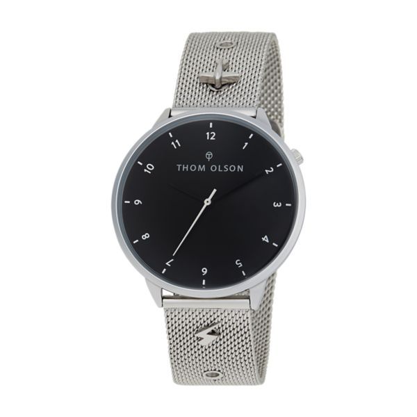 Thom Olson Night Dream Silver Stainless Steel Mesh Watch - CBTO004