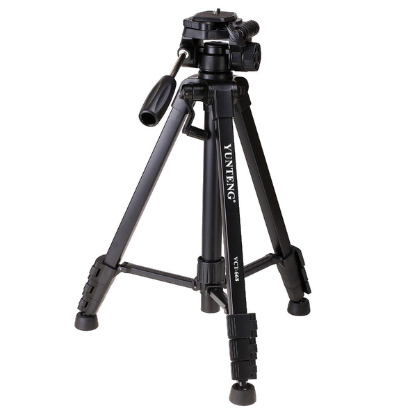 Yunteng VCT-668 Pro Camera Tripod with Damping Head Fluid Pan for SLR/DSLR