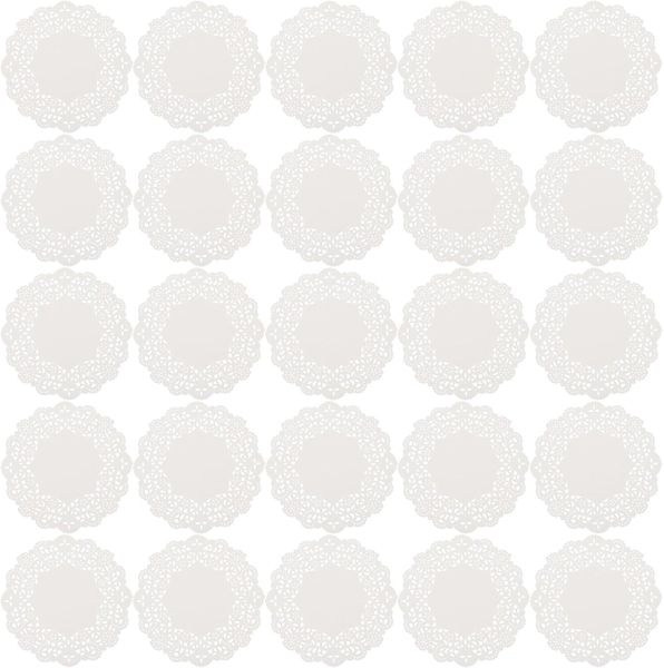 Lace Paper Doilies Oil-absorbing Greaseproof Baking Snack Pads Decor