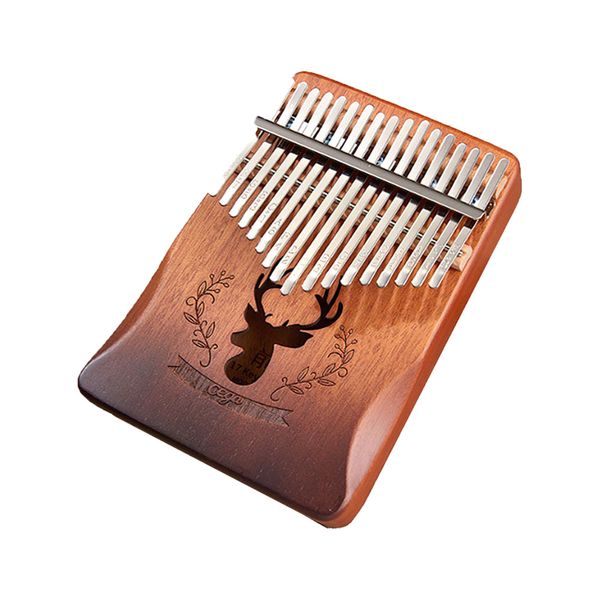 17 Keys Birch Finger Thumb Piano Mbira