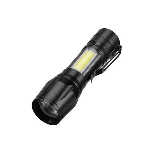 USB Telescopic Zoom LED Flashlight-Small ST-235