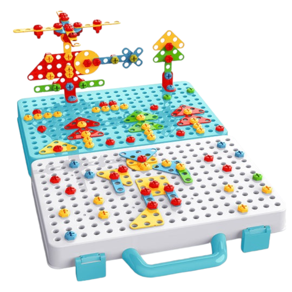 Creative Construction Toy Screw Puzzle Intelligent Games For Kids