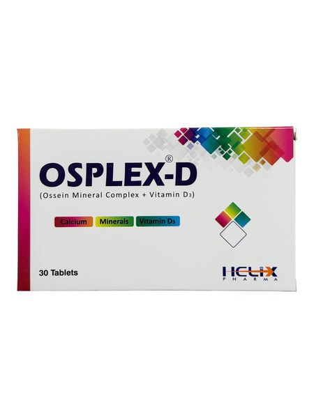 Osplex-D - Vitamin D3 400IU and Ossein Mineral Complex
