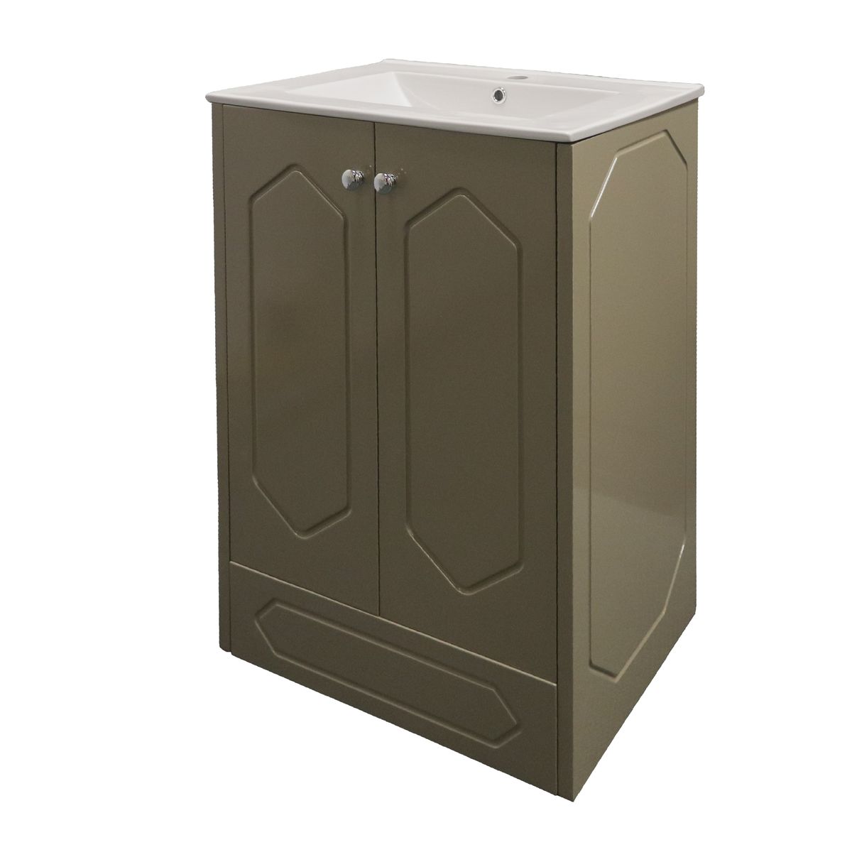 Denver Charm 2 Door Floor Mount Vanity | Cappuccino