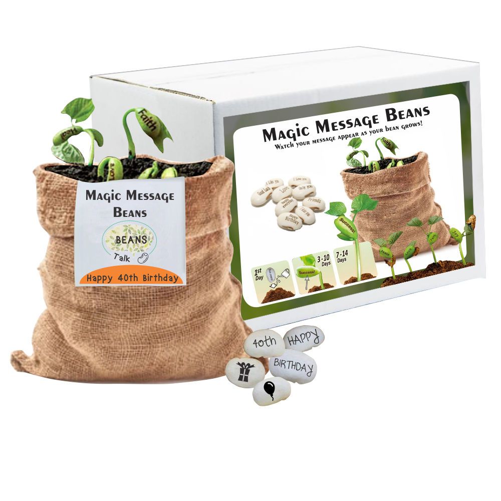 Magic Message Beans Happy 40th Birthday Shop Today. Get it Tomorrow