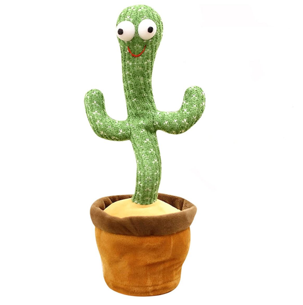 Kids 2 In 1 Dancing &amp; Singing Cactus Plush Toy