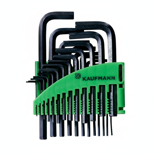 Kaufmann Allen Key Set 25 Piece 3mm to 10mm for Home &amp; Auto Repairs