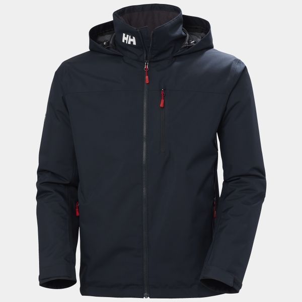 Helly Hansen Men's Crew Hooded Midlayer Sailing Jacket 2.0 - Navy