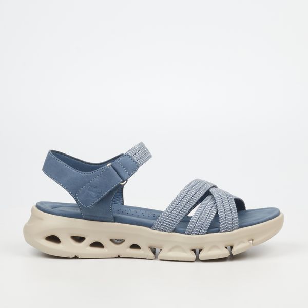 Heart &amp; Sole Lune 2 Blue Women Faux Nubuck Sandal