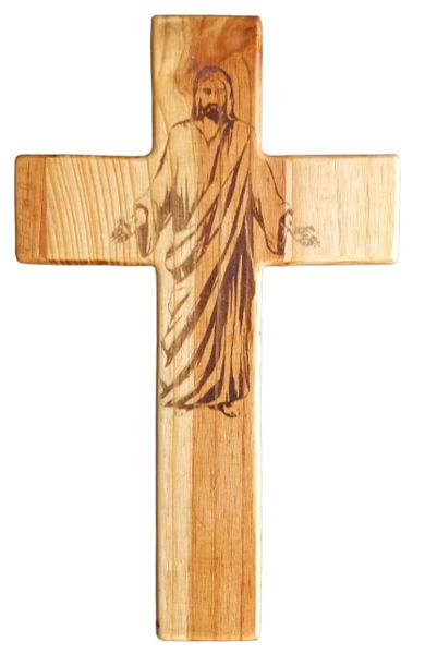 Wooden Cross with Image