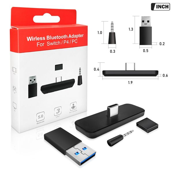 Wireless Bluetooth Adapter for PS5 PS4 and PC
