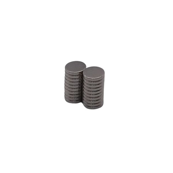 12x2mm N38 Ni Neodymium Discs Magnets