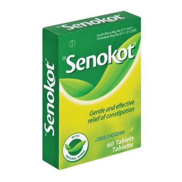 Senokot 60s, Natural Senna Tablets, For Constipation Refief