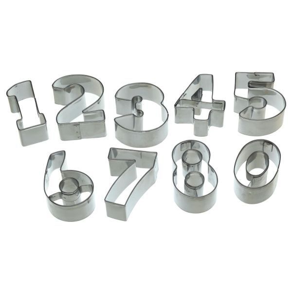 Olala Number Cookie Cutter Set