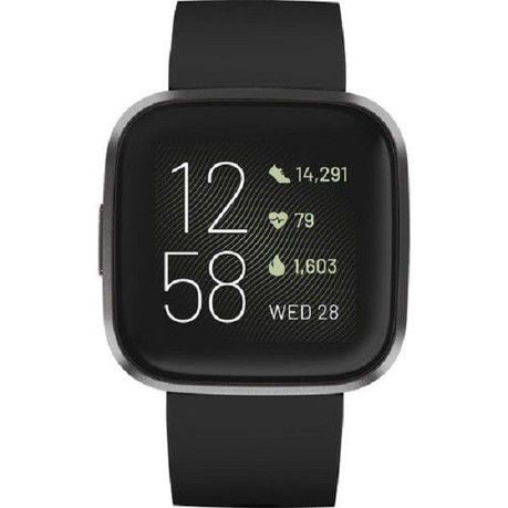 Fitbit Versa 2 Smart Watch Black Carbon 