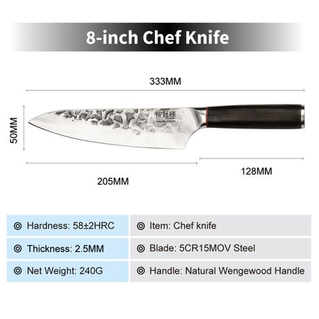Ajin-Sama Japanese Forged 6-Piece Chef Knife Set | Shop Today. Get