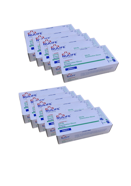 Premium Blue Nitrile Gloves - 1000 Pack Medical-Grade, Powder-Free, Multi