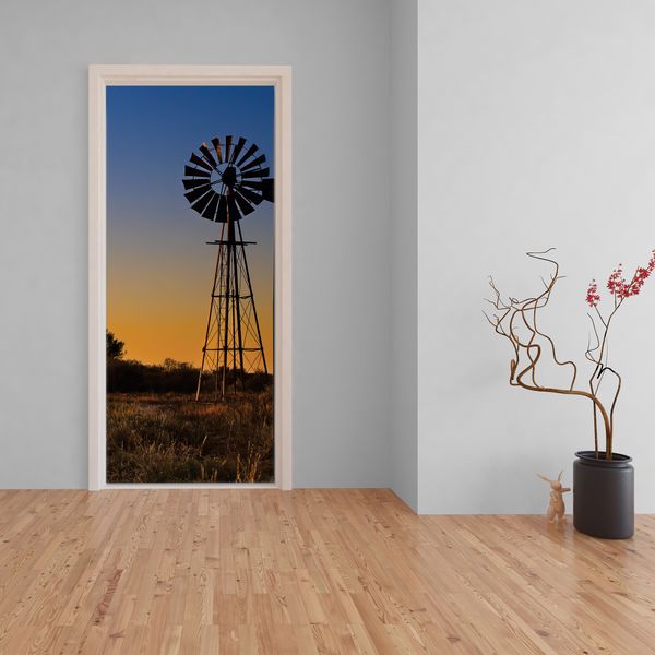 Decoupage Tear Resistant Transfers - Karoo Sunset Door