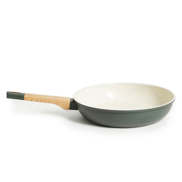 George &amp; Mason Non-Stick Frying Pan - Olive &amp; Cream - 28cm (3.0L)