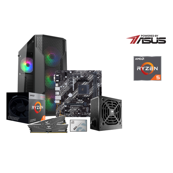 Methodic Nebula Entry-Level Gaming PC, AMD Ryzen 5 5600GT, 16GB, 512GB, Win 11 Pro