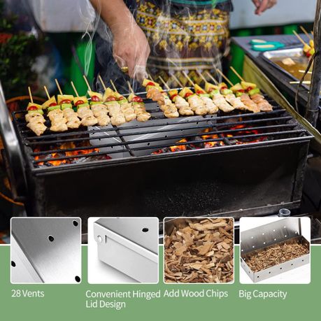 Barbecue smoking box best sale