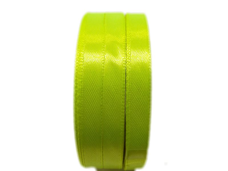 Bead Cool - Satin Ribbon - 10mm width - Neon Yellow- Bow and Wrapping - 60m