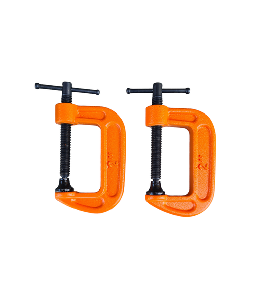 50mm 2 Inch C-Clamp - 2 Pack