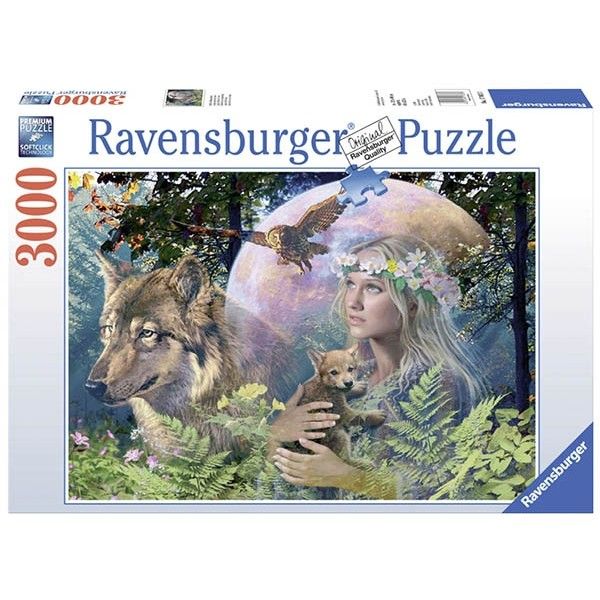 Ravensburger Puz Wolves In The Moonlight - 3000-Piece