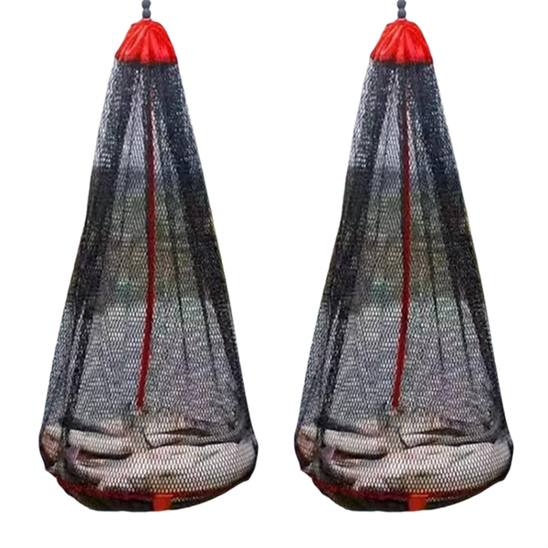 Foldable Fishing Net Bag Thickened Fish Net 2 Meters Long