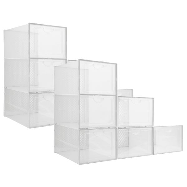 Maisonware - Stackable Ventilated Shoe Box - Set of 12