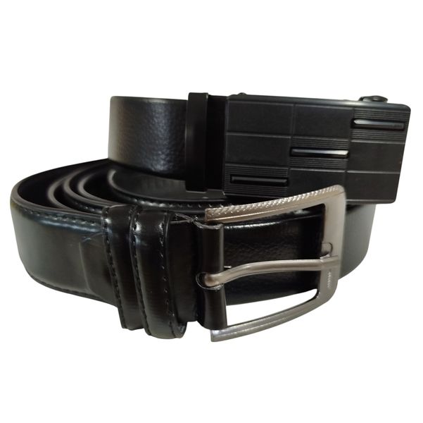Men's Black Belts Set of 2 - Pin and Ratchet