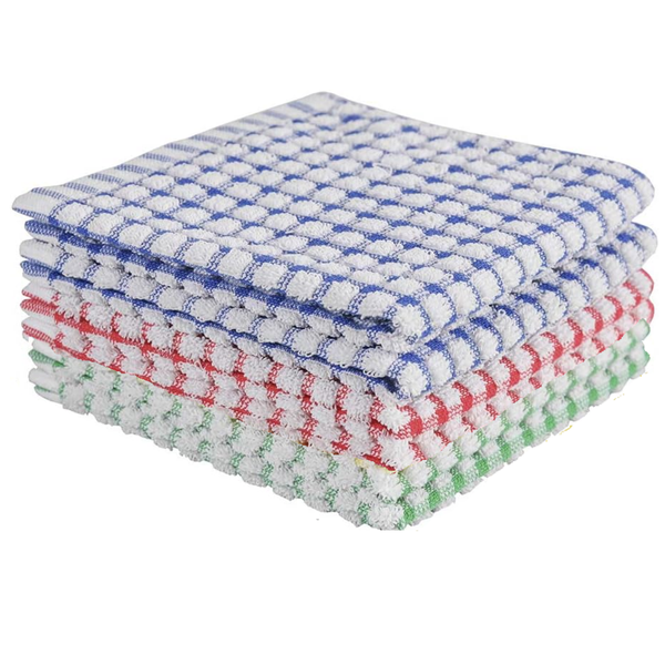 Terry Towel Swab 100 %Cotton - Highly Absorbent-Pack of 30- 35cm x 35 cm