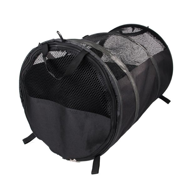 Pet Foldable Car Carrier Transport Travel Tent Bag - Black