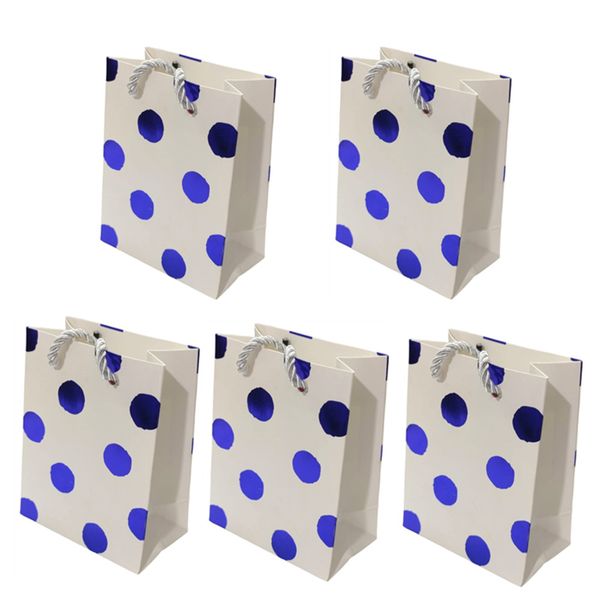 Pack of 5 - Kraft Paper Christmas Gift Bag Party Gift Bag Party Bag
