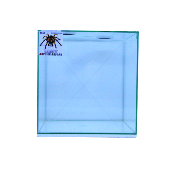 Reptile Resort T04G Glass Spider Enclosure 200x200x200mm