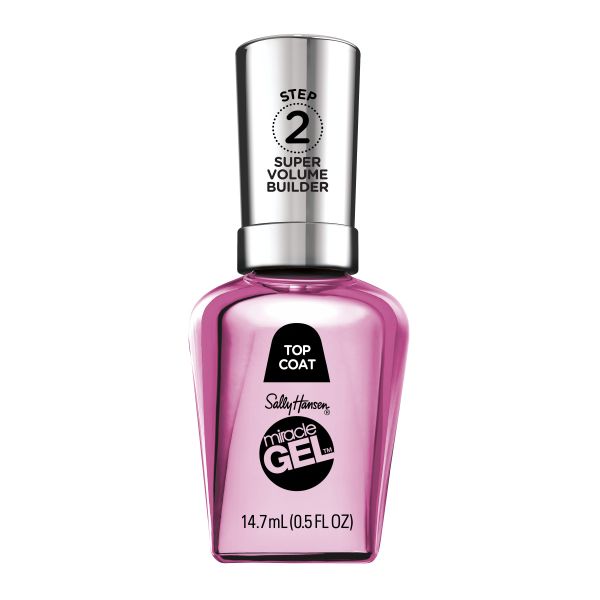 Sally Hansen Miracle Gel, SuperVolume Builder IV, Nail Polish Top Coat,