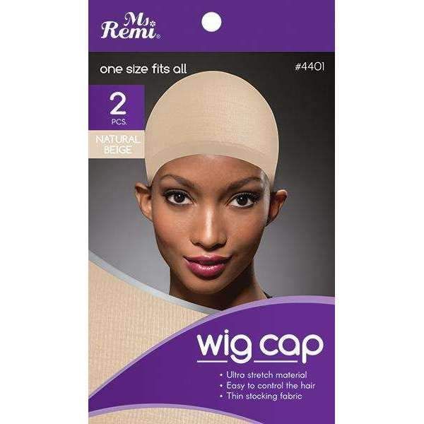 Ms. Remi - Wig Cap 2Pc Natural Beige- 6 Pack