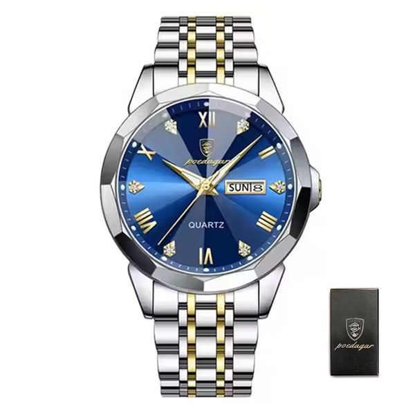 Luxury Quartz Watch for Men with Water-Resistant Design