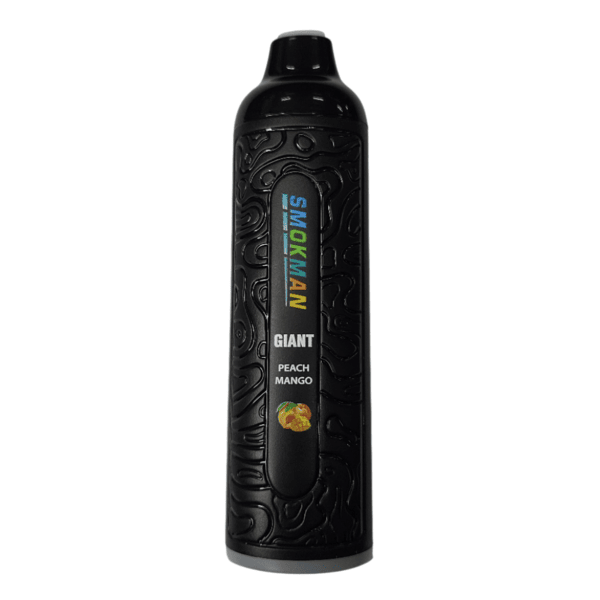 Smokman Disposable Vape Pack (10 Units) - Up to 12,000 Puffs - Peach Mango
