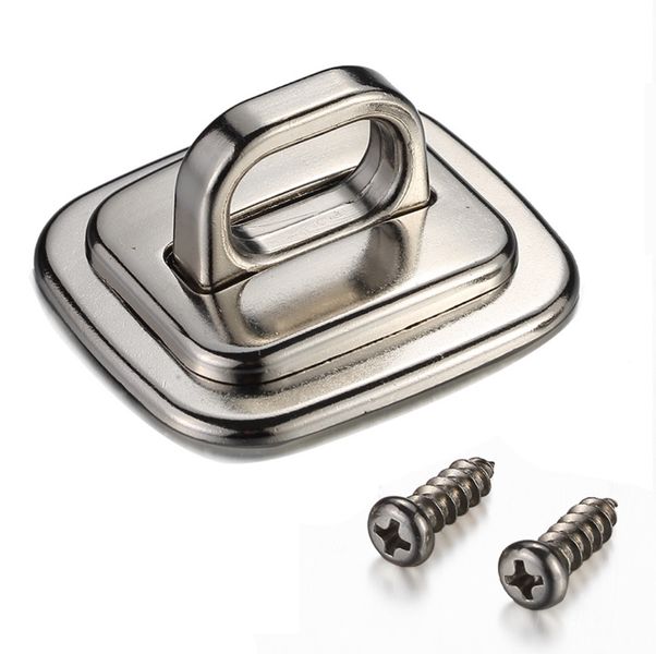 TUFF-LUV Computer Desk Zinc Alloy Lock Mount/Security Base Locking Plate - Silver - 1 year warranty