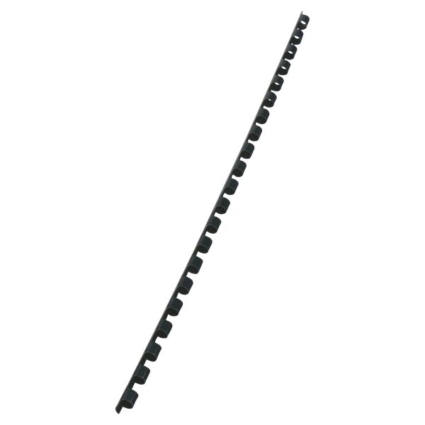 GBC: 6mm 21 Loop PVC Binding Combs - Black (100 Pack)