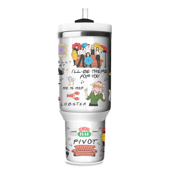 Friends Inspired 40oz Quencher Tumbler