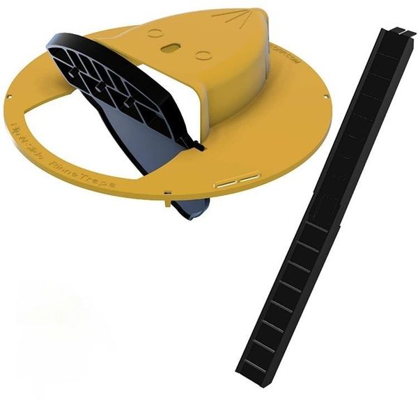 Mouse Trap, Humanized Mousetrap with Flip and Slide Lid