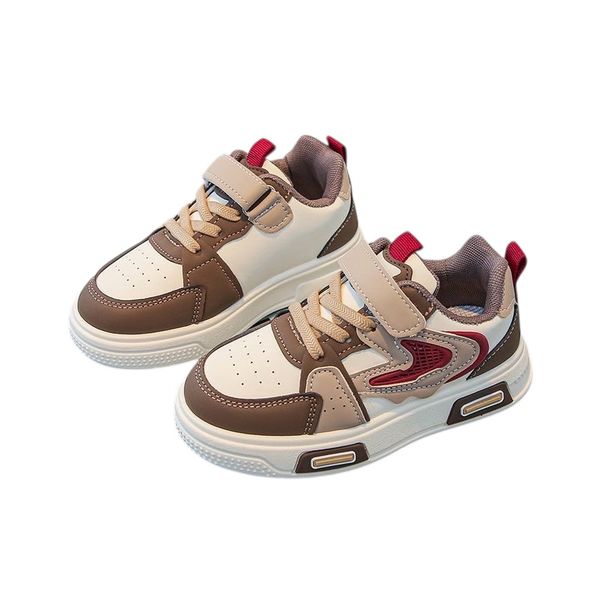Trendy Kid's Coulorblocked Earth Run Sneakers